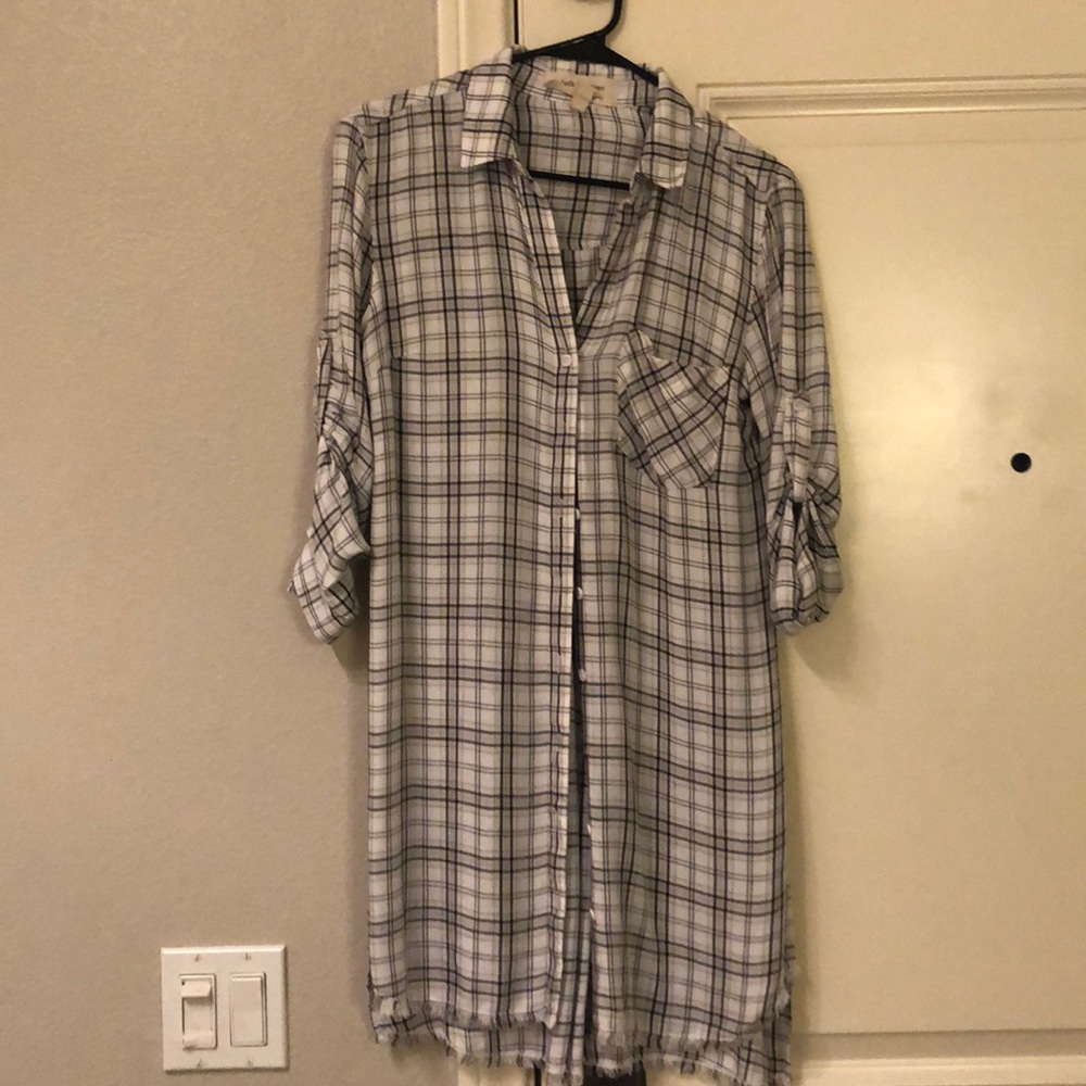Cloth & Stone Plaid dress!